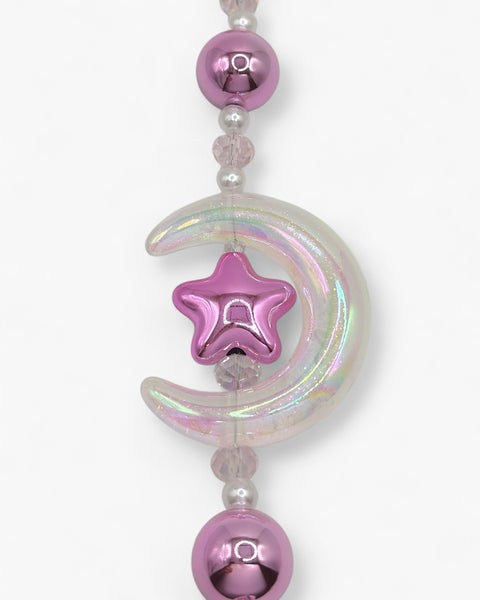 Lunas Phone Charm in Metallic Pink