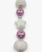 Twinkle Twins Phone Charm in Plush White