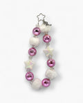 Twinkle Twins Phone Charm in Plush White