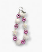 Twinkle Twins Phone Charm in Plush White