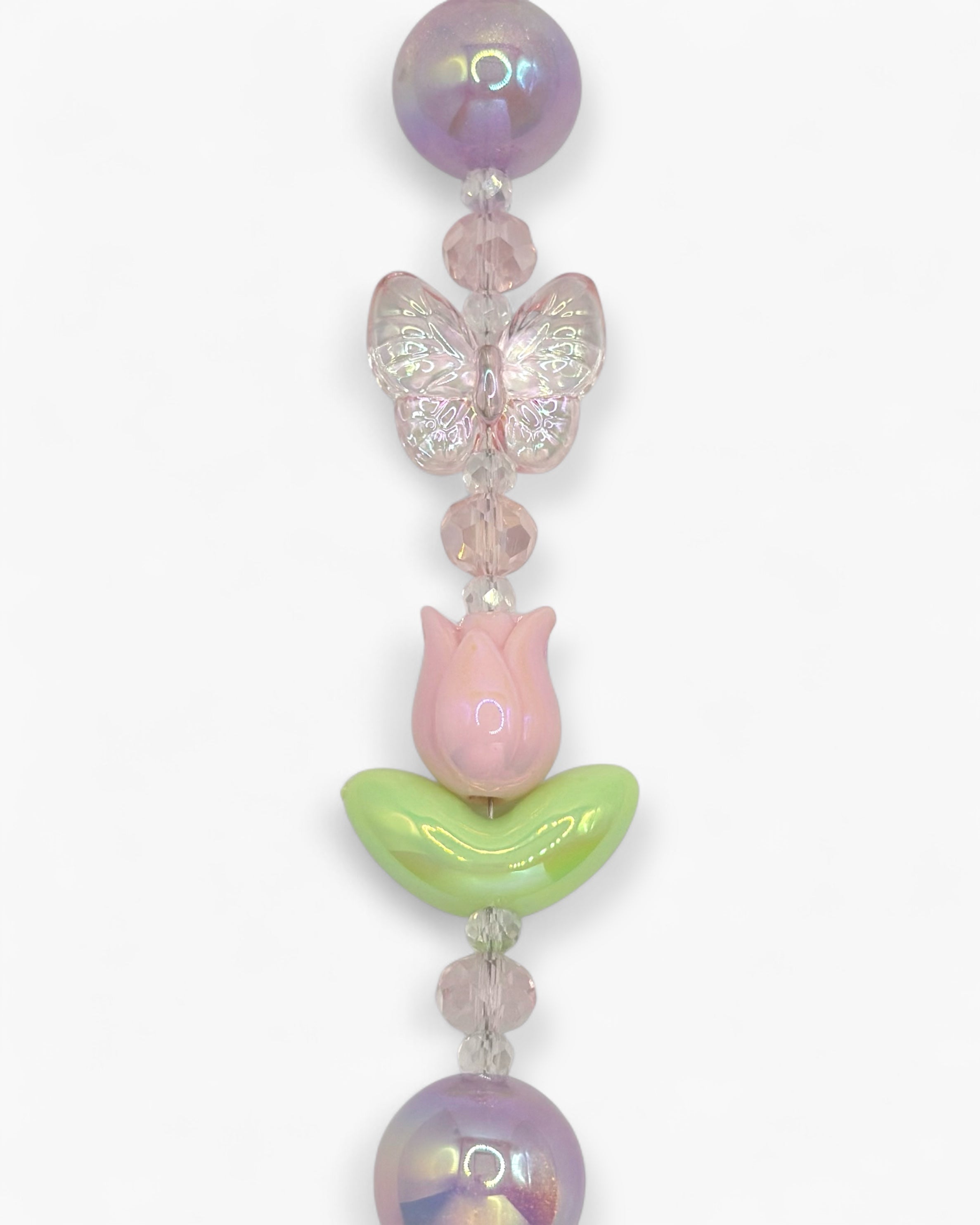 Papillon Garden Phone Charm in Lilac