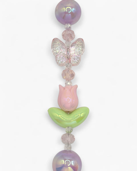 Papillon Garden Phone Charm in Lilac