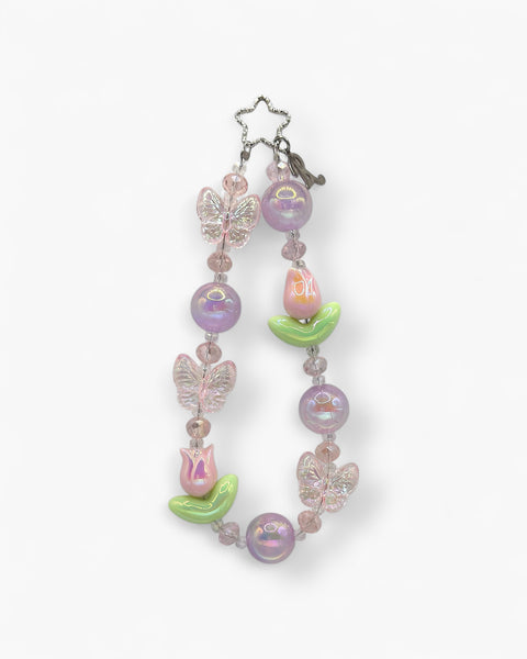 Papillon Garden Phone Charm in Lilac