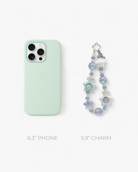 Starlit Dream Phone Charm in Azure