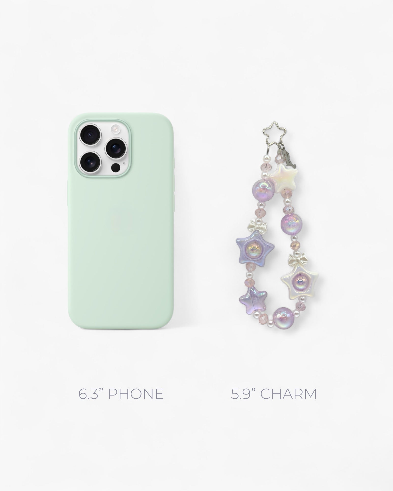 Starlit Dream Phone Charm in Lilac