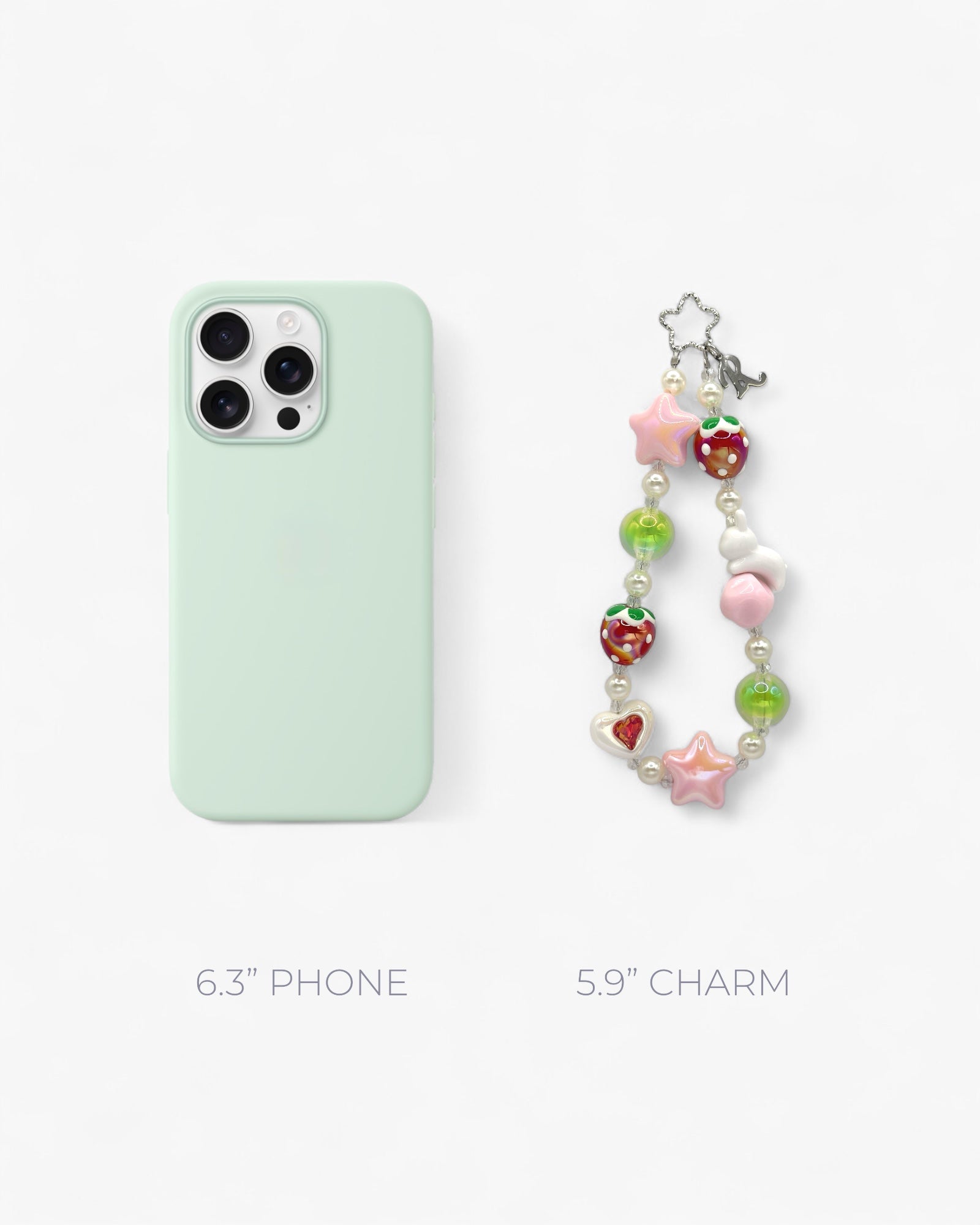 Hop Berry Phone Charm in Red