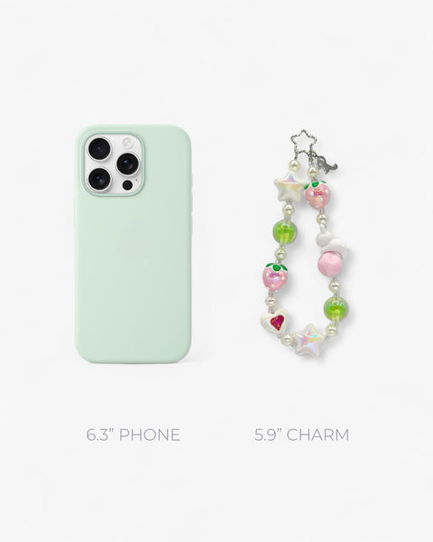 Hop Berry Phone Charm in Pink