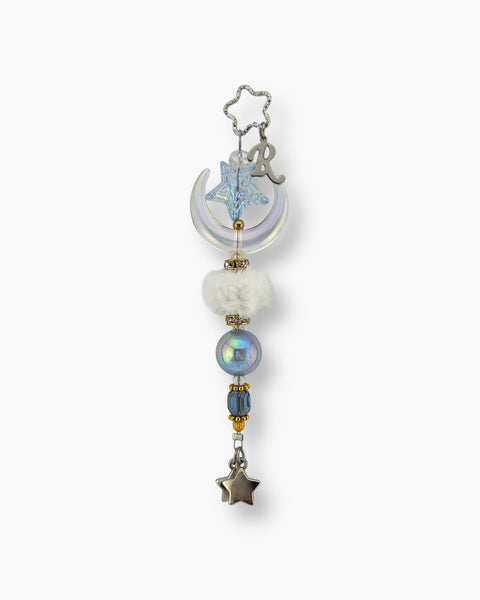 Lunas Wand Bag Charm in Azure