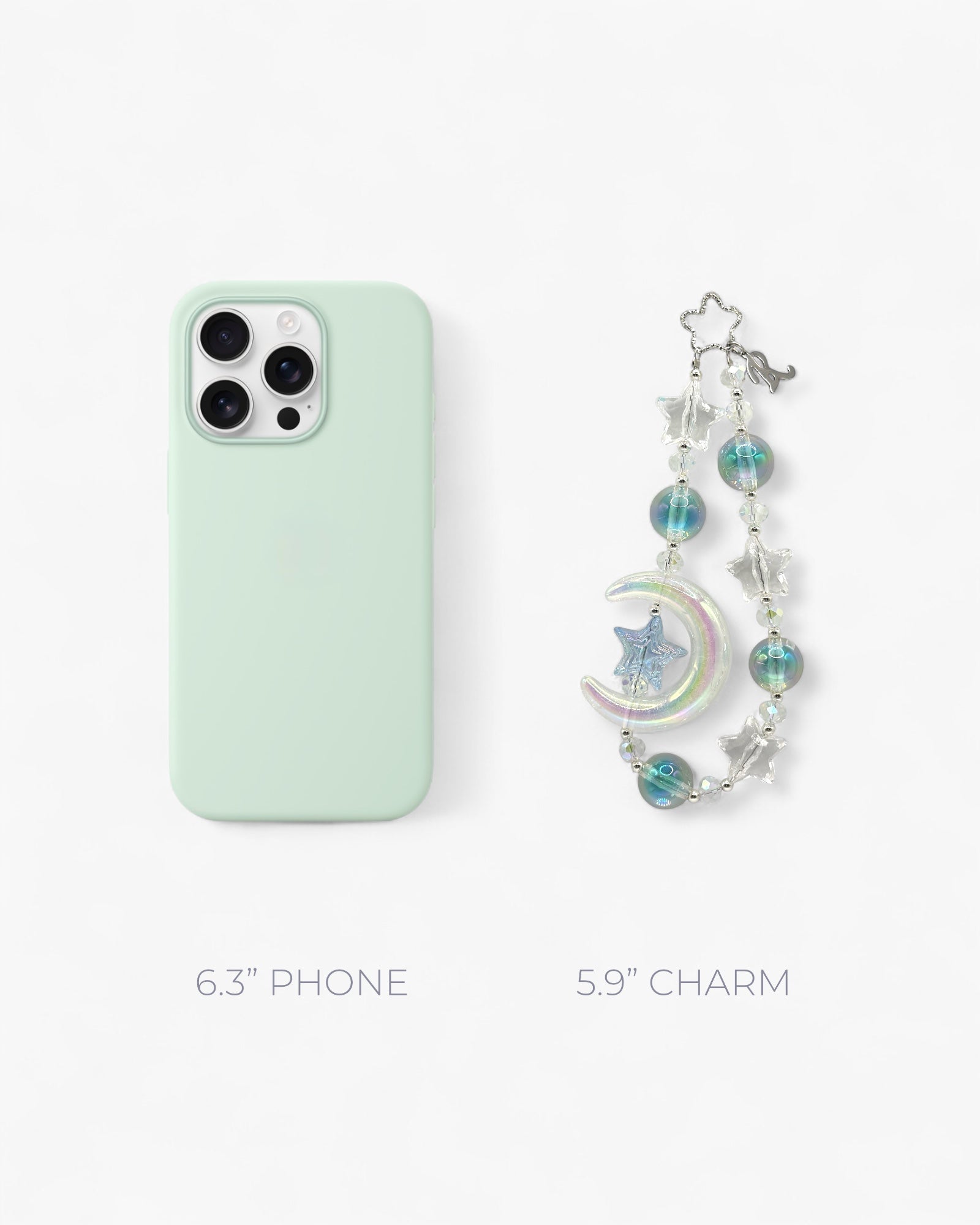 Lunas Phone Charm in Lucent