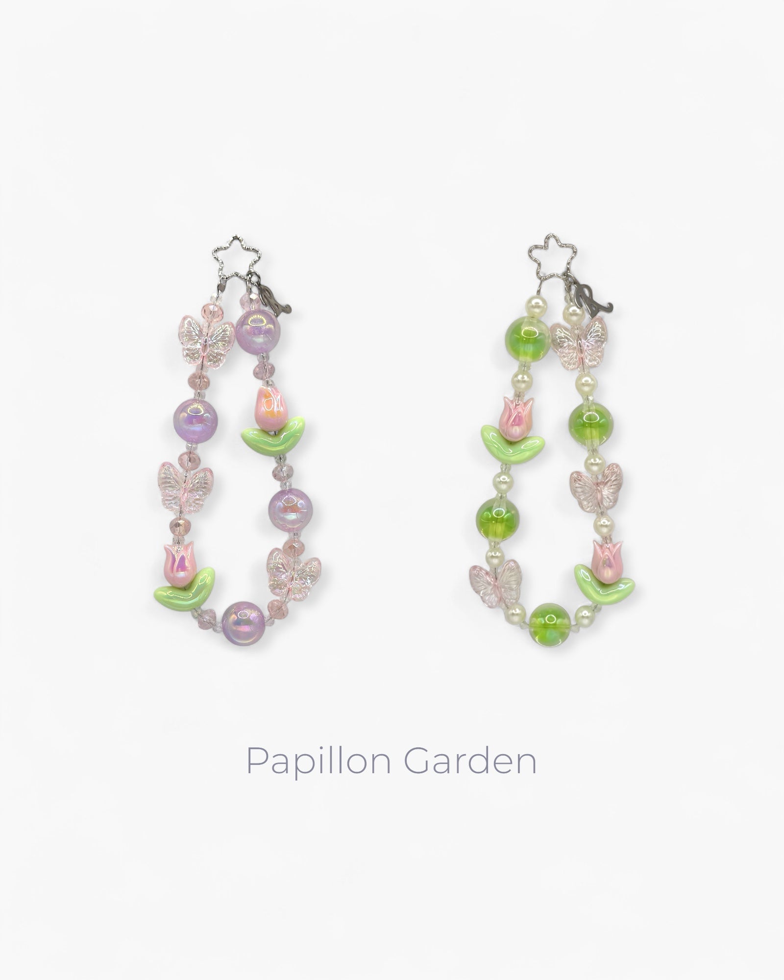 Papillon Garden Phone Charm in Lilac