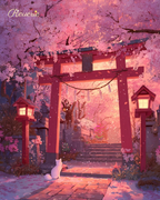 Sakura Omamori Phone Charm