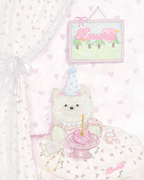 Puppy Love Phone Charm in Brown