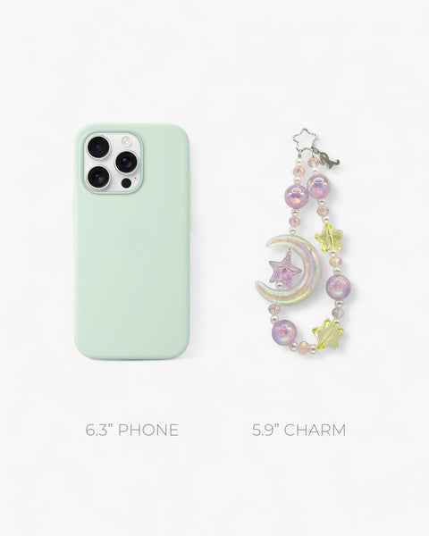 Lunas Phone Charm in Lilac