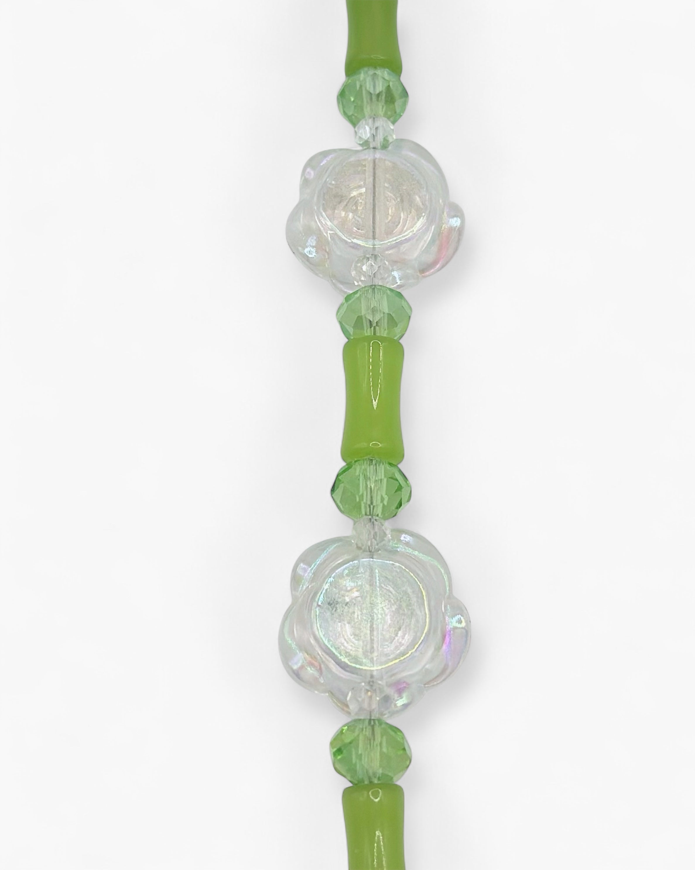 Jade Camellia Phone Charm