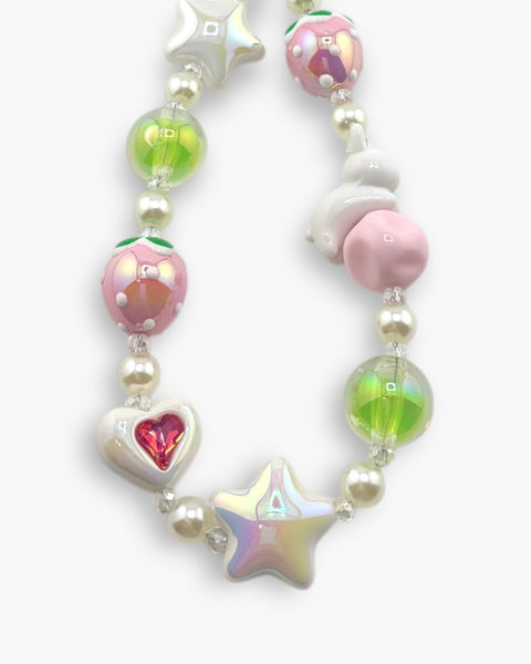 Hop Berry Phone Charm in Pink